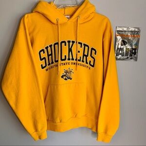 WICHITA STATE SHOCKERS HOODIE & NEW WU SHOCK MASK***